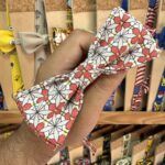 1. Diadema con estampado floral y nudo, accesorio de moda para niños y adultos.