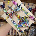 Cinturón de tela con personajes de Mario Bros para niños y adultos.
