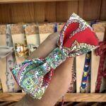 1. Pañuelo de algodón con estampado bohemio y colorido para mujer.