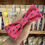 1. Diadema de lazo con estampado de semillas de sandía, para accesorios divertidos y coloridos.