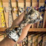 Lazo para cabello con estampado de gatos y perros, hecho a mano, accesorios de moda infantil y juvenil.