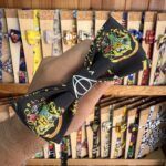 1. Diadema de tela con el escudo de Harry Potter, accesorios para peinado.
