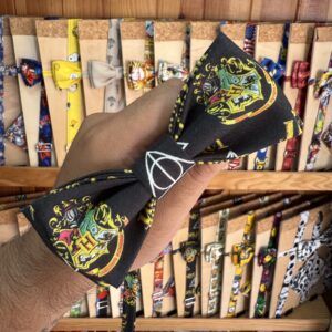 1. Diadema de tela con el escudo de Harry Potter, accesorios para peinado.