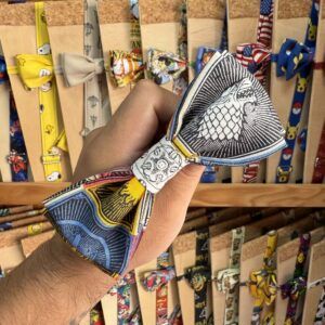 1. Accesorio de bandana con diseño de dragón en colores vivos para mascotas y niños.