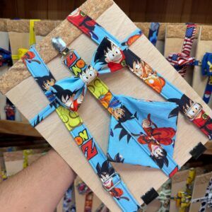 Cinturón de tela con diseño de Dragon Ball para niños, accesorios de character, producto infantil divertido.