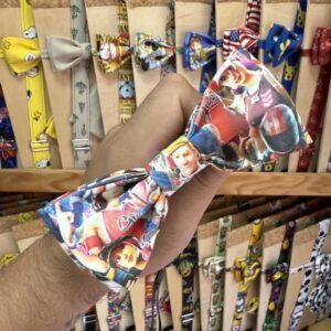 Pañuelo de tela con personajes de dibujos animados, accesorios de moda para niños y adultos.