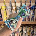 Lazo de tela con estampado de superhéroes de Marvel, accesorios de moda infantil y para cabello.
