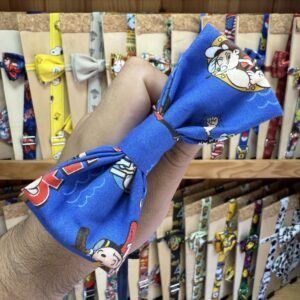 1. diadema con lazo de personajes de Disney, azul, para niñas, con temática infantil y originalidad.