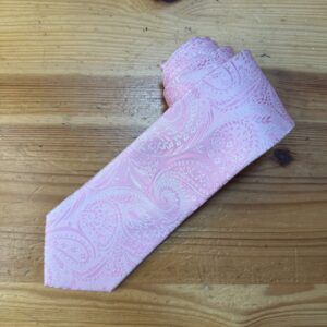 1. Pañuelo de seda rosa con estampado paisley para mujer y accesorios de moda.