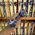 1. Diadema de tela personalizada con personajes de cómic y videojuegos para mascotas.