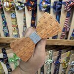 Banda para cabello de madera con diseño de anclas, accesorio de moda para niña y mujer.