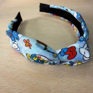 Rosa con estampado de dibujos animados de Mickey Mouse y Minnie Mouse, diadema para niños, accesorios de moda infantil.