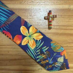 Floral Azul – Cruz Multicolor